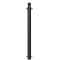 Dekorativ puller | Serie 485B | � 82 mm | fastmonteret, til indst�bning i beton med jordanker, total l�ngde ca. 1300 mm | uden l�s | med 2 �jer